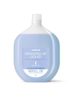Prípravok na umývanie riadu s vôňoukokosovej vody REFILL - náhradná náplň 1L