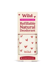 WILD Dezodorant STARTER Love Heart Case and Pink Grape 40gr