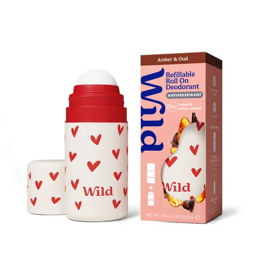 WILD Roll On Starter Love Heart/Amber&Oud 50ml